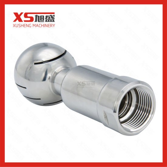 Bola de spray de tanque sanitário giratório de aço inoxidável 360