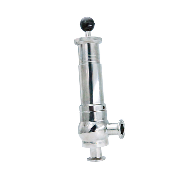 Válvula de segurança de alívio de pressão de grampo de aço inoxidável sanitário