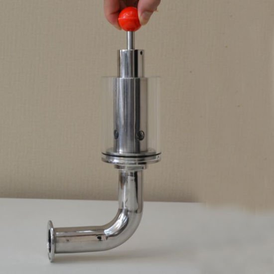 Válvula de exaustão higiênica de aço inoxidável de alta qualidade