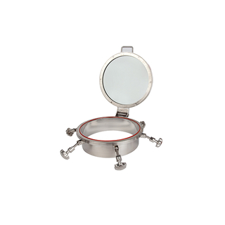 Escotilhas de tanque de pressão sanitária 304 de 400 mm com juntas de silicone