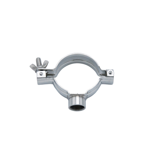 Suporte de tubo redondo de aço inoxidável SS304 com Bsp rosqueado