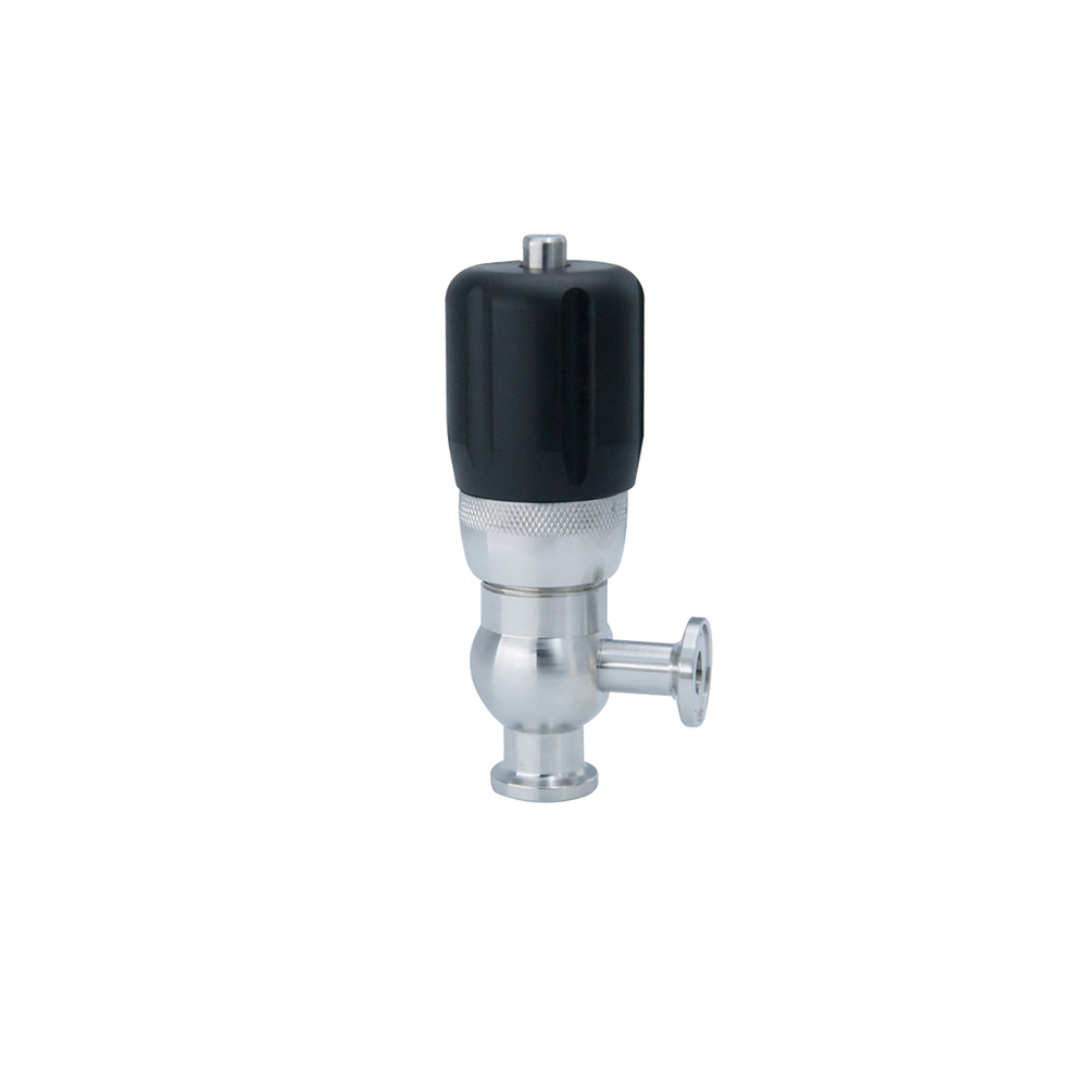 Válvula de alívio de pressão sanitária de aço inoxidável axênico estéril livre de germes